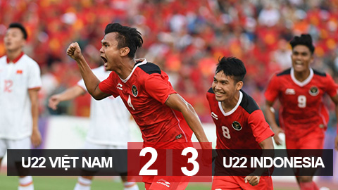 Kết quả U22 Việt Nam 2-3 Indonesia: 11 đấu 10,  Việt Nam vẫn mất vé đi chung kết